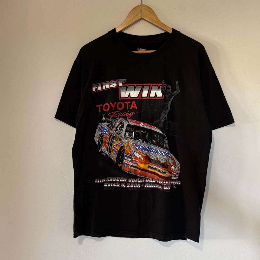 Vintage Toyota Racing First Win T-Shirt / 2008 / Large / #18 Car